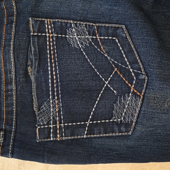 BKE Women's Boot Cut Jeans - Dark Blue - Picture 2 of 7